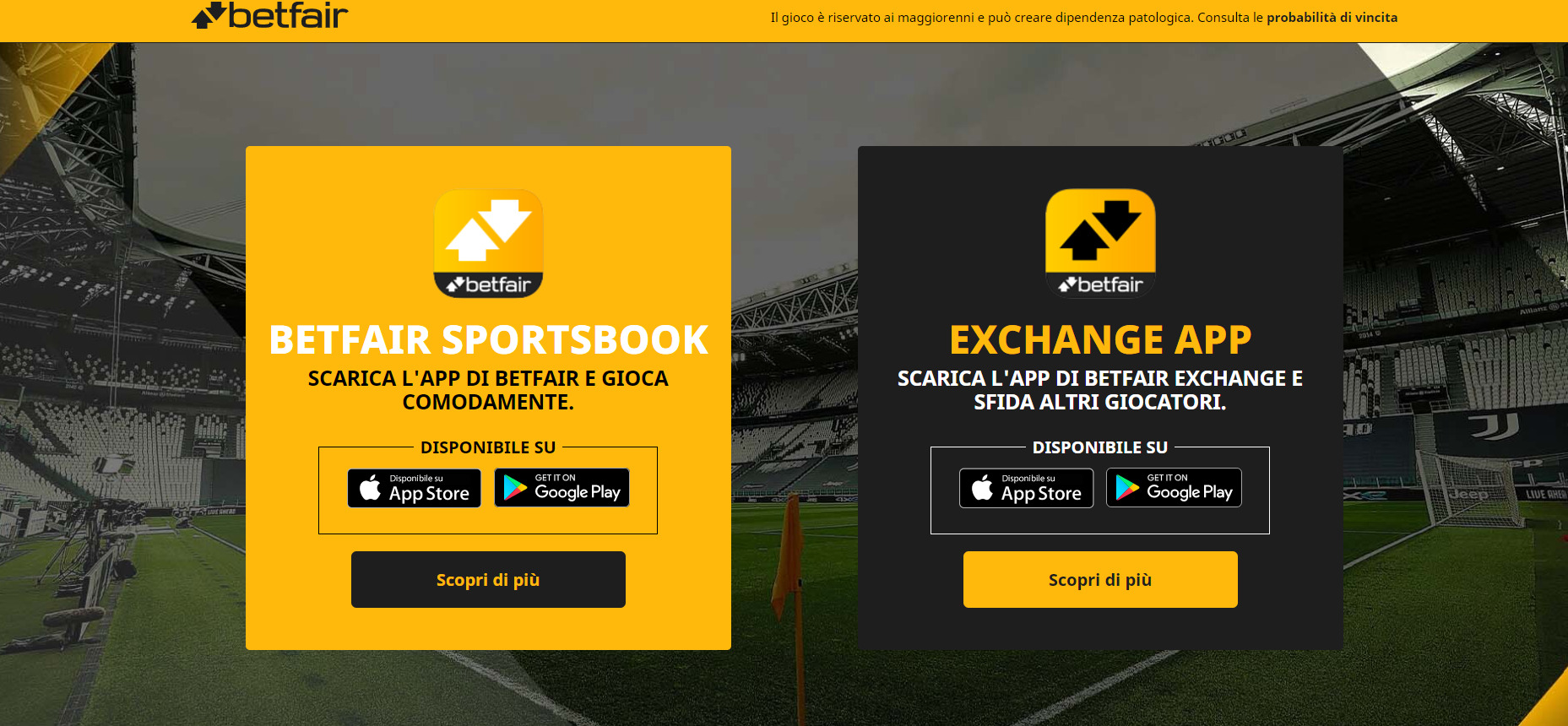 Betfair, scommesseonline.tv