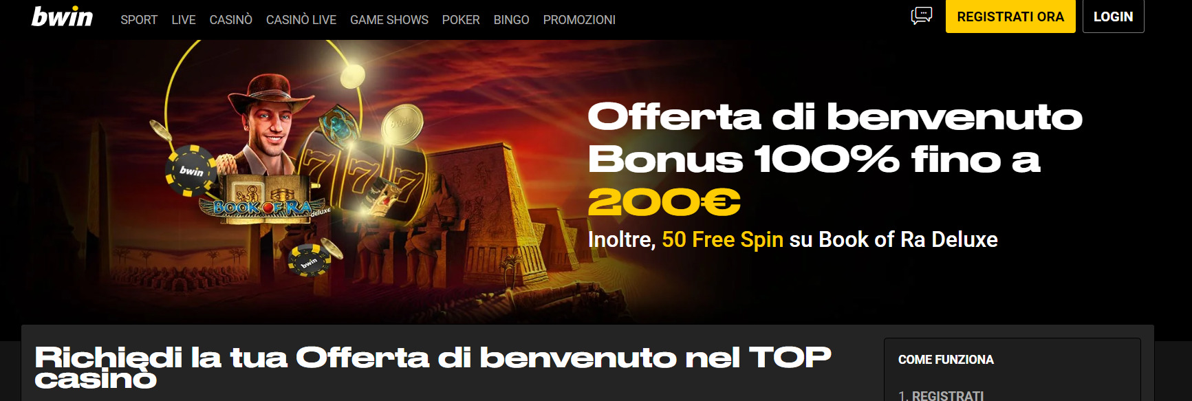 Bwin, scommesseonline.tv
