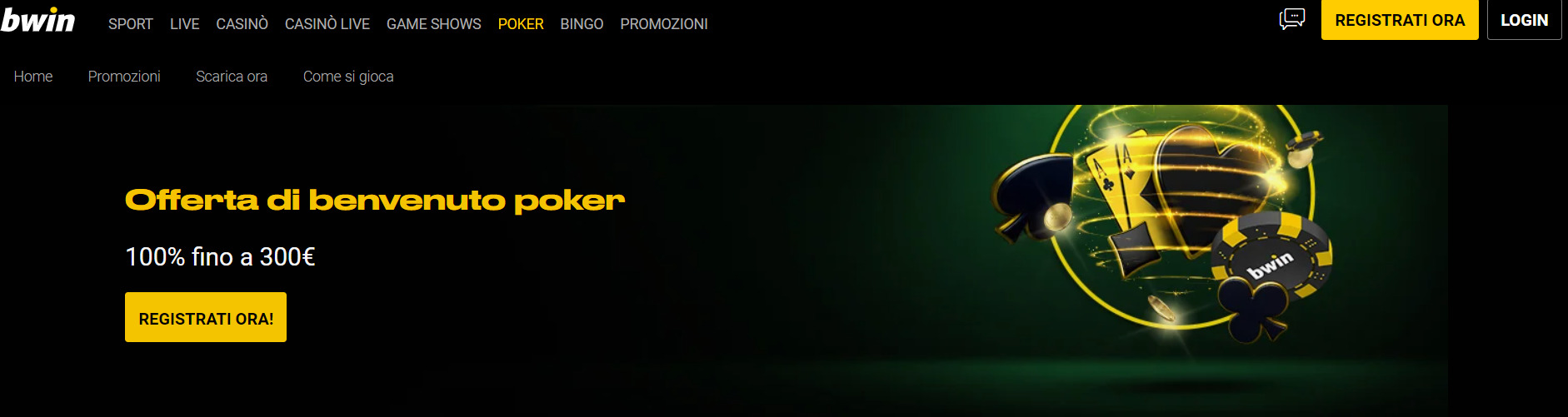 Bwin, scommesseonline.tv