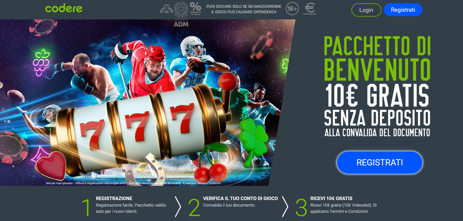 Codere, scommesseonline.tv