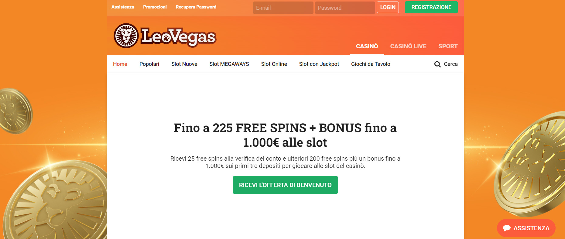 LeoVegas, scommesseonline.tv