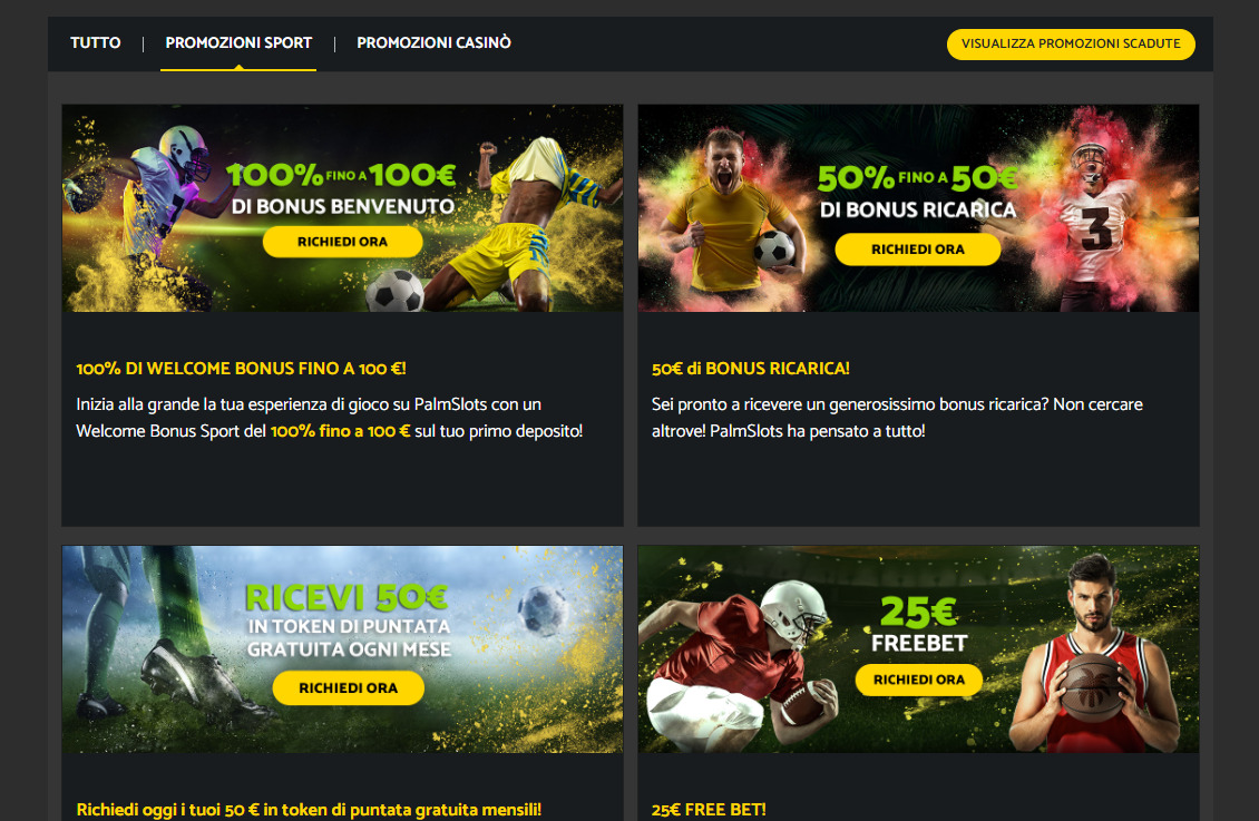 Palmslots, scommesseonlinetv