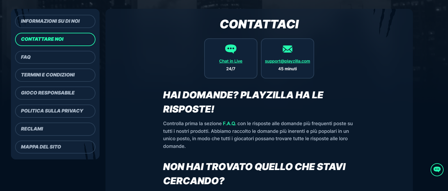 Screenshot di Playzilla
