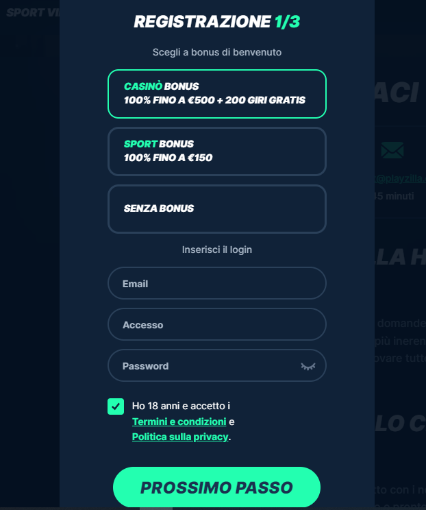 Screenshot di Playzilla