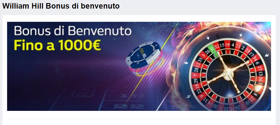 William Hill, scommesseonline.tv