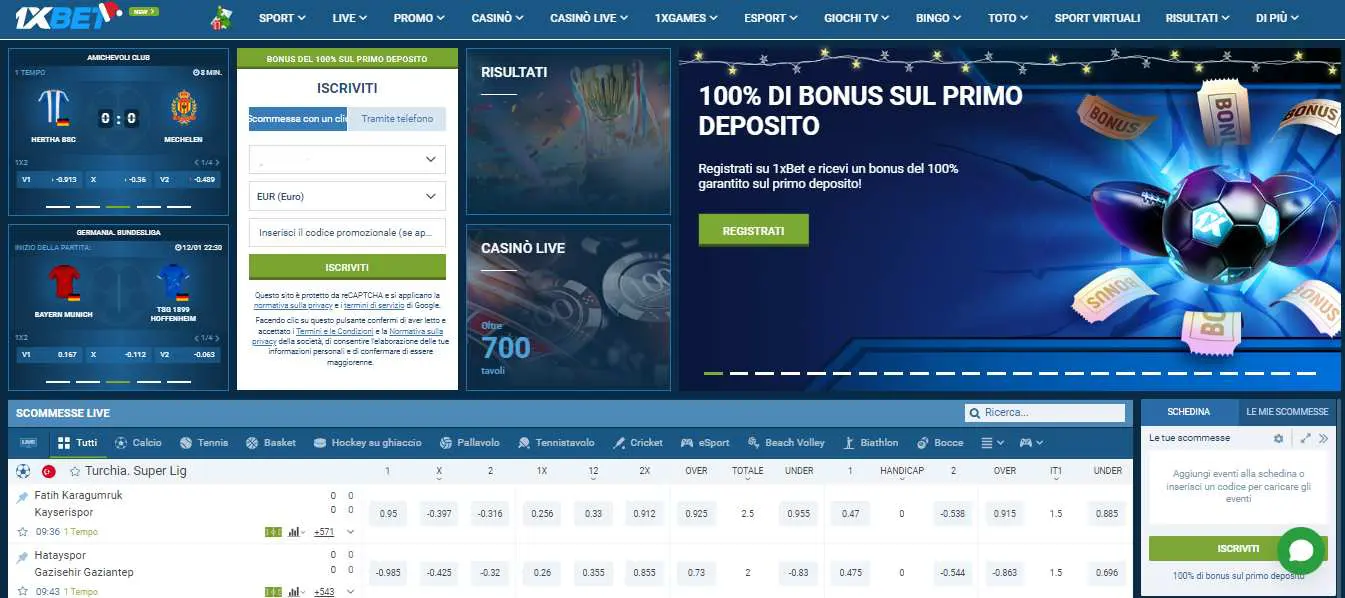 1xBet Sport Betting Mane Page IT