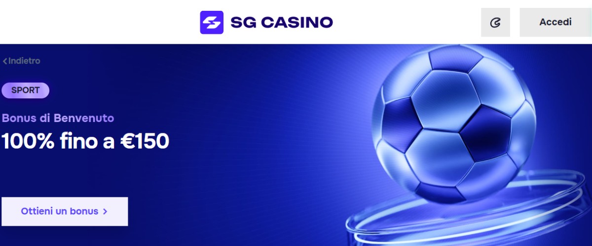 SG Casino Bonus e promozioni, scommesseonline.tv